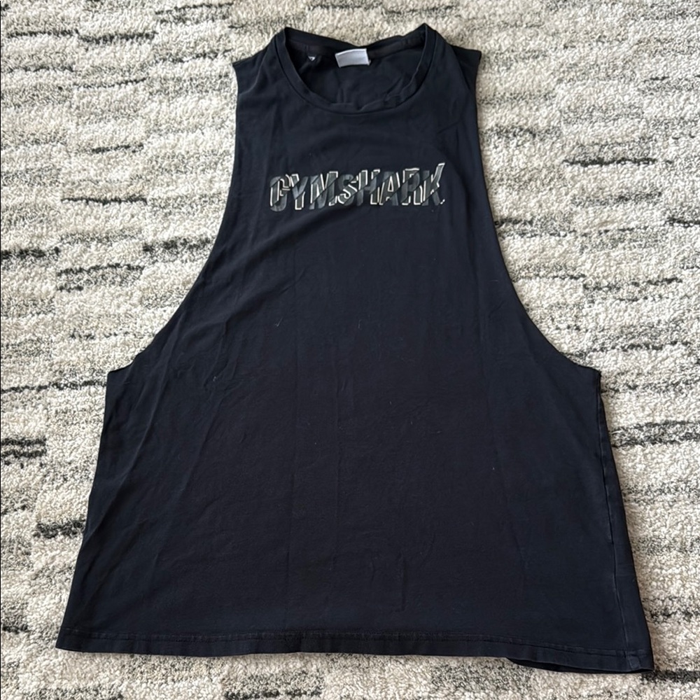Gymshark Black Muscle Tank